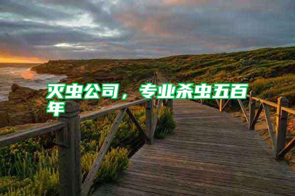 滅蟲(chóng)公司,專業(yè)殺蟲(chóng)五百年