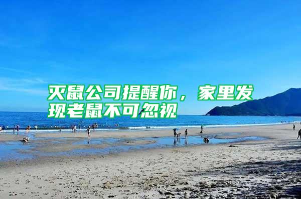 滅鼠公司提醒你,家里發(fā)現(xiàn)老鼠不可忽視