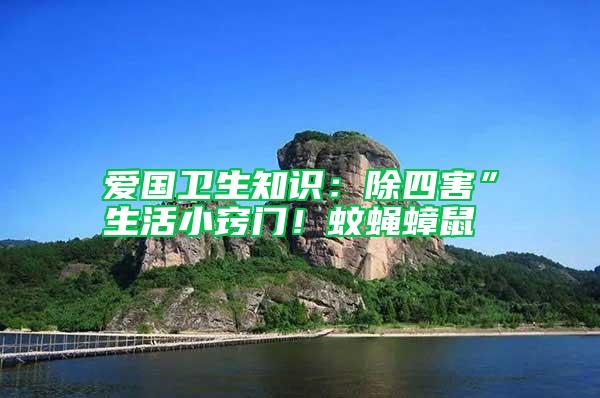 愛國(guó)衛(wèi)生知識(shí):除四害”生活小竅門!蚊蠅蟑鼠