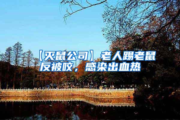 【滅鼠公司】老人踢老鼠反被咬,感染出血熱