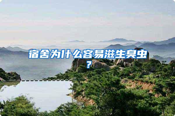 宿舍為什么容易滋生臭蟲?