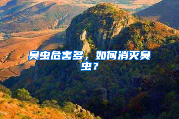 臭蟲危害多，如何消滅臭蟲？