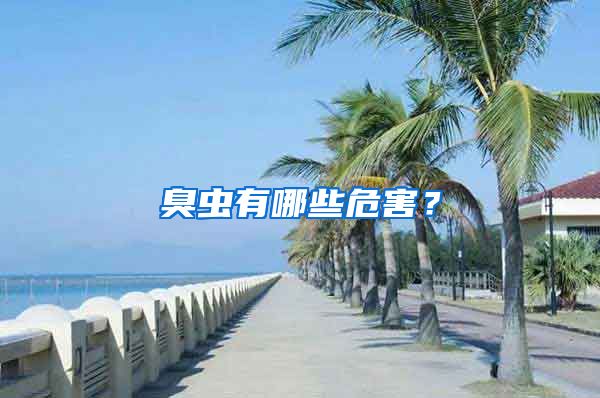 臭蟲(chóng)有哪些危害?